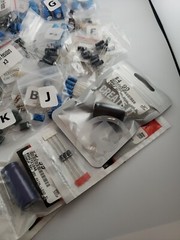 HUGE NEW 1200+ Capacitors, Resistors, etc. Electronic Components Lot