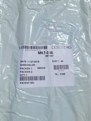 BRAND NEW CORNING M67-048 SPLICE TRAYS SLIM HEAT SHRINK FUSION 12 FIBER 0.2″