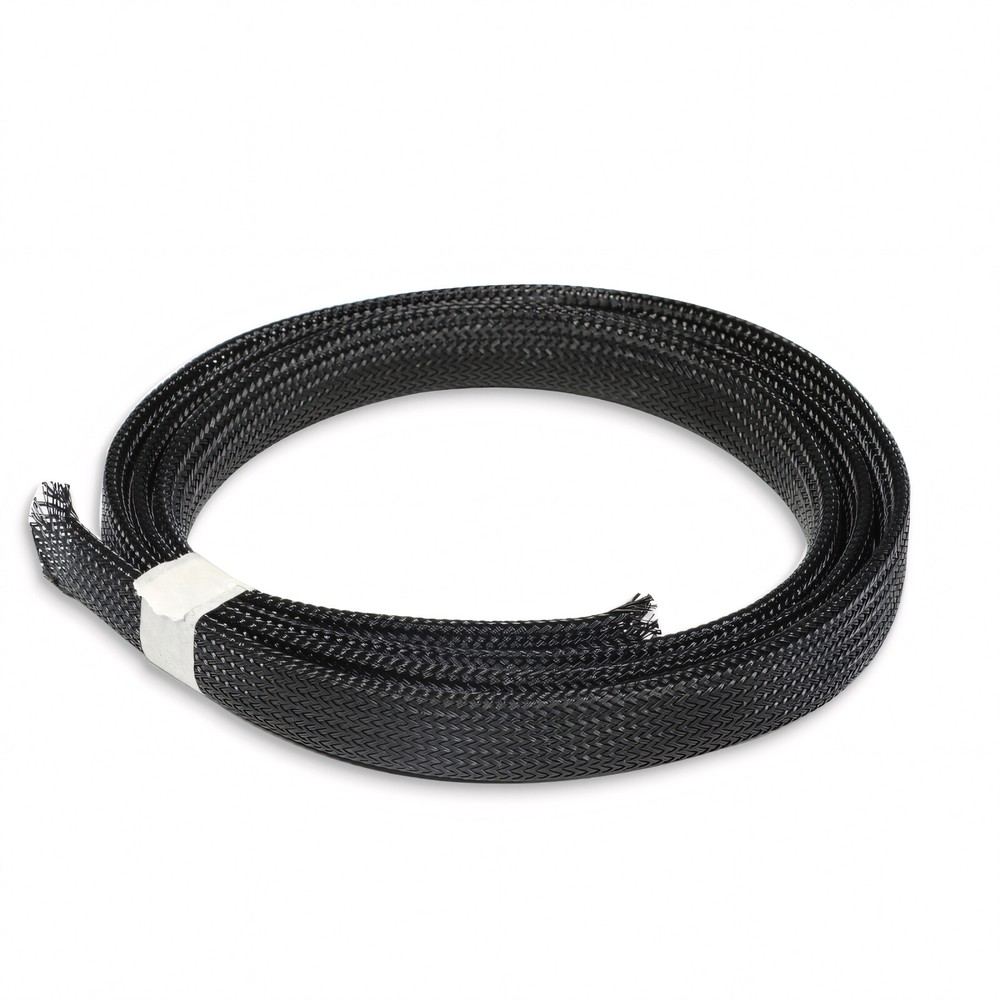 Dense PET Nylon Braided Sleeving Tube Width 12mm Car Audio Cable Wire Sleeving