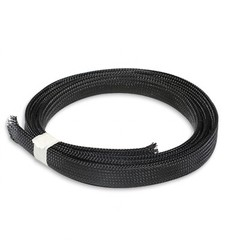 Dense PET Nylon Braided Sleeving Tube Width 12mm Car Audio Cable Wire Sleeving