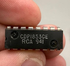 CDP1853CE RCA COSMAC 1800 Series CMOS 1-of-8 Decoder IC 16-DIP Vintage 1979 4x