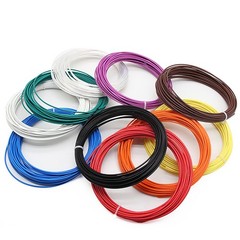 Sranded PTFE FEP F46 Silver Plated Copper Cable Wire 0.05mm²/0.08/0.12 to 6mm²