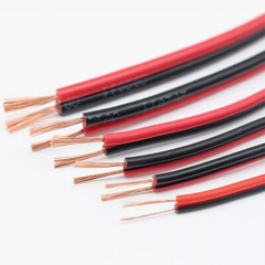 PVC Flat Twin 2 Core Cable 0.3²~2.5mm² RVB Car Auto LED Boat Audio Speaker Wire