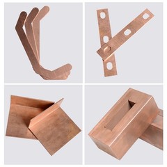 T2 Purple Copper Sheet Metal Copper Sheet Flat Plate Copper Foil Thick 0.8mm-5mm