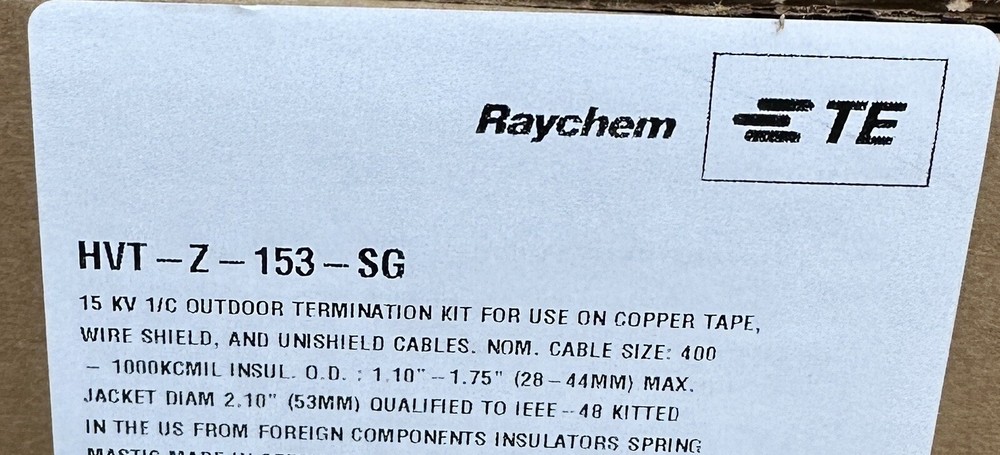 TERMINATION HVT-Z-153-SG RAYCHEM TE (KIT 3 tips)