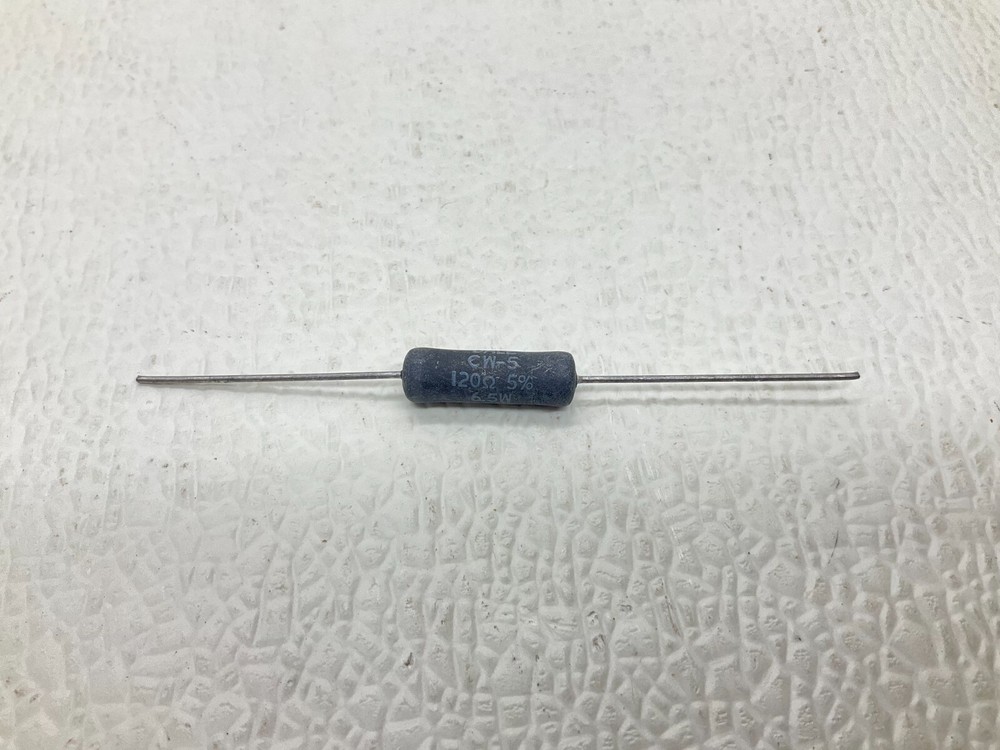 Dale CW-5 6.5 Watt 120 Ω Resistor CW5 M0224 New (TBI)