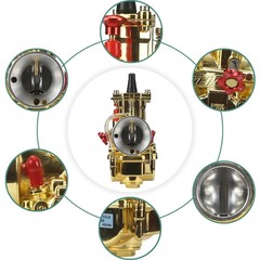 Motorcycle Carburetor For PWK 24 26 28 30 32 34mm Carb 50cc-250cc 2T4T Dirt Bike