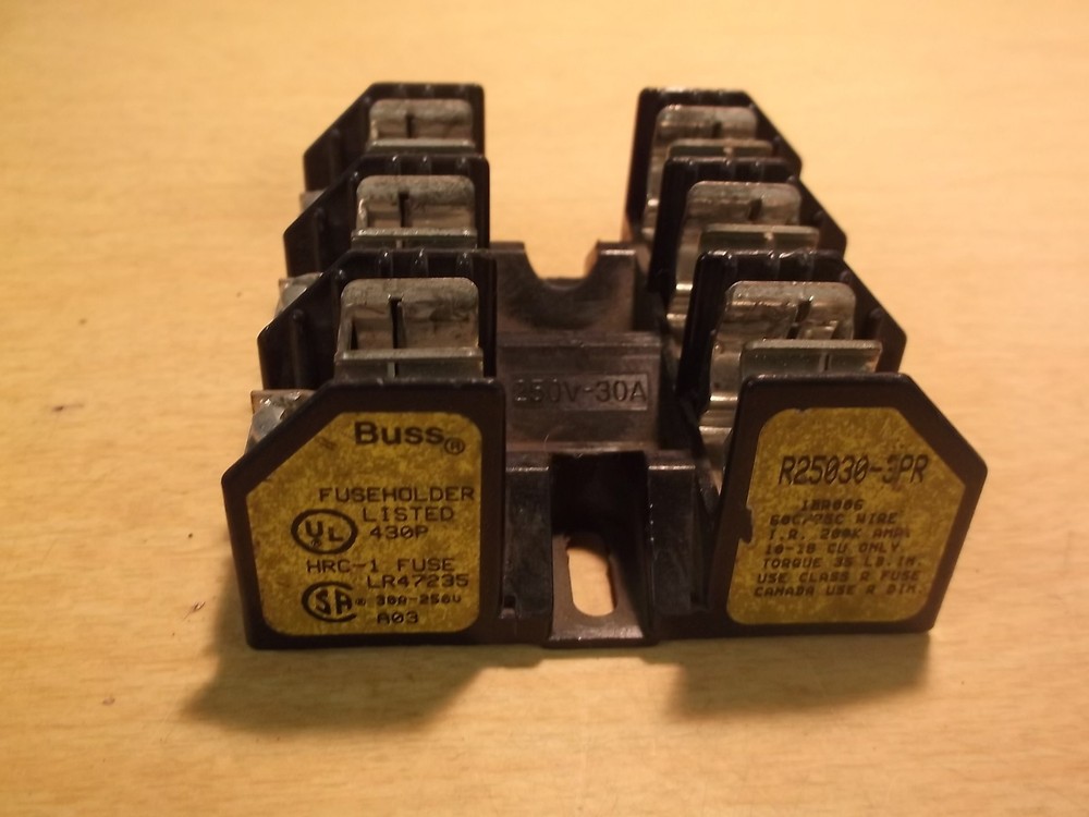 Buss Fuse Holder R25030-3PR *FREE SHIPPING*
