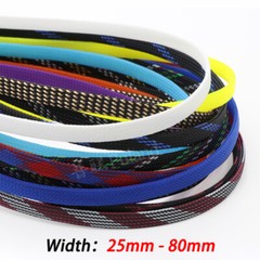 18 Colors Braided Electrics Cable Wire Sleeve PET Expandable Wire Sheath Harness