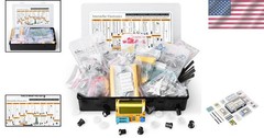 Mega Electronic Component Kit 2200pc: Resistors, Diodes, Capacitors, LCR Tester