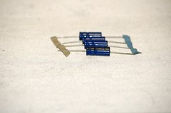 4pcs VISHAY ALUMINUM ELECTROLYTIC CAPACITOR MAL202190532E3 100UF, 100V, 20%,