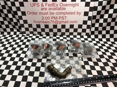 LOT OF 6 GLENAIR BACKSHELL 31461-E4022R07061S0055, SHIPSAMEDAY #BOX 13 “F2”