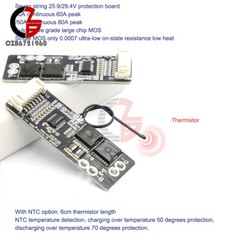 6S 7S 30A 50A BMS Board with NTC Ternary Li-ion Battery Protection Board Module