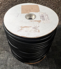 Nylon Corrugated Split Tubing 1/2 Inch x 250 Feet Roll Spool Black