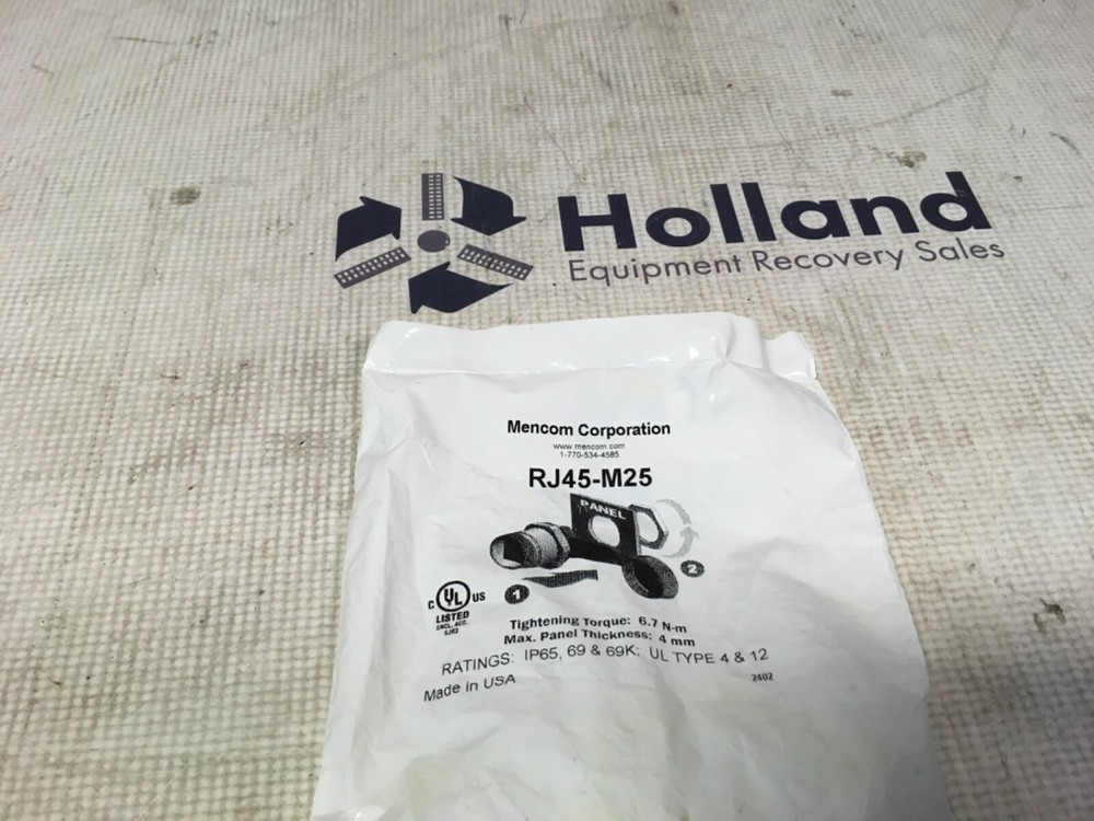 Mencom plug, RJ45-M25, NOS, KP-1160