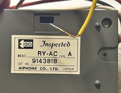 ISO AIRPHONE RY-AC/A / RYACA *NIB*