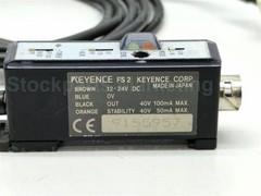Lot 3 pcs Keyence FS2-60 FS2-60 Fiber Optic Amplifier 12-24VDC
