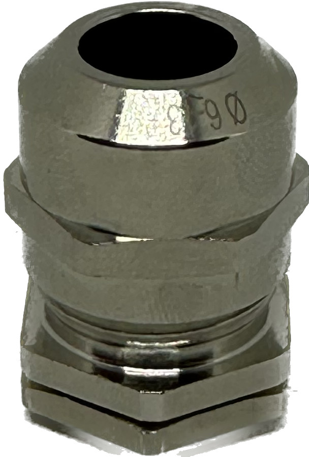 WISKA CABLE GLAND NICKEL PLATED BRASS METRIC M20X1.5 6-13MM 10065002 3 PCS