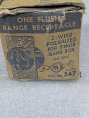 RODALE 50A 250V 3 WIRE POLARIZED