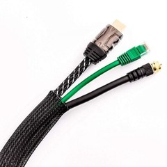 Wire Cable Protector Insulated Braid Sleeve Gland Expandable Spiral Wrapping