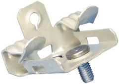 Caddy M24S, 1/4″ Rod, Steel, Hammer-On, Bottom Mount, Beam Flange Clip, 1 pc