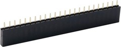 24 Way 2.54mm Pitch Female PCB Header Connector, 40 pcs Size: 1*24