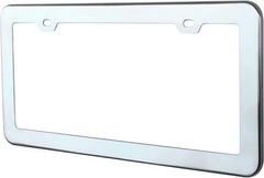 Stainless Steel License Plate Frame 201 Mirror Polished F Color: Mirror Polish