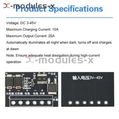 DC 6-45V Solar Controller Street Light Control Board LED Auto Solar Light Driver