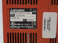 Mitsubishi Melsec A1S61PN Power Supply Unit 5VDC 5A w/ Breakage w/o Cover