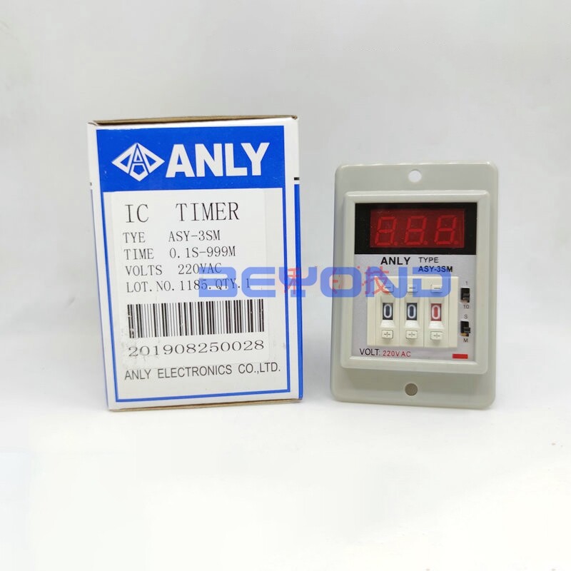 1PC NEW FOR ASY-3SM Digital Timer 0.1S-999M 50/60Hz AC110V AC220V DC24V