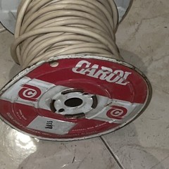 Carol Cable Co 18/2 Gray SVT 300V. vacuum Appliance Cable Wire Metal Spool
