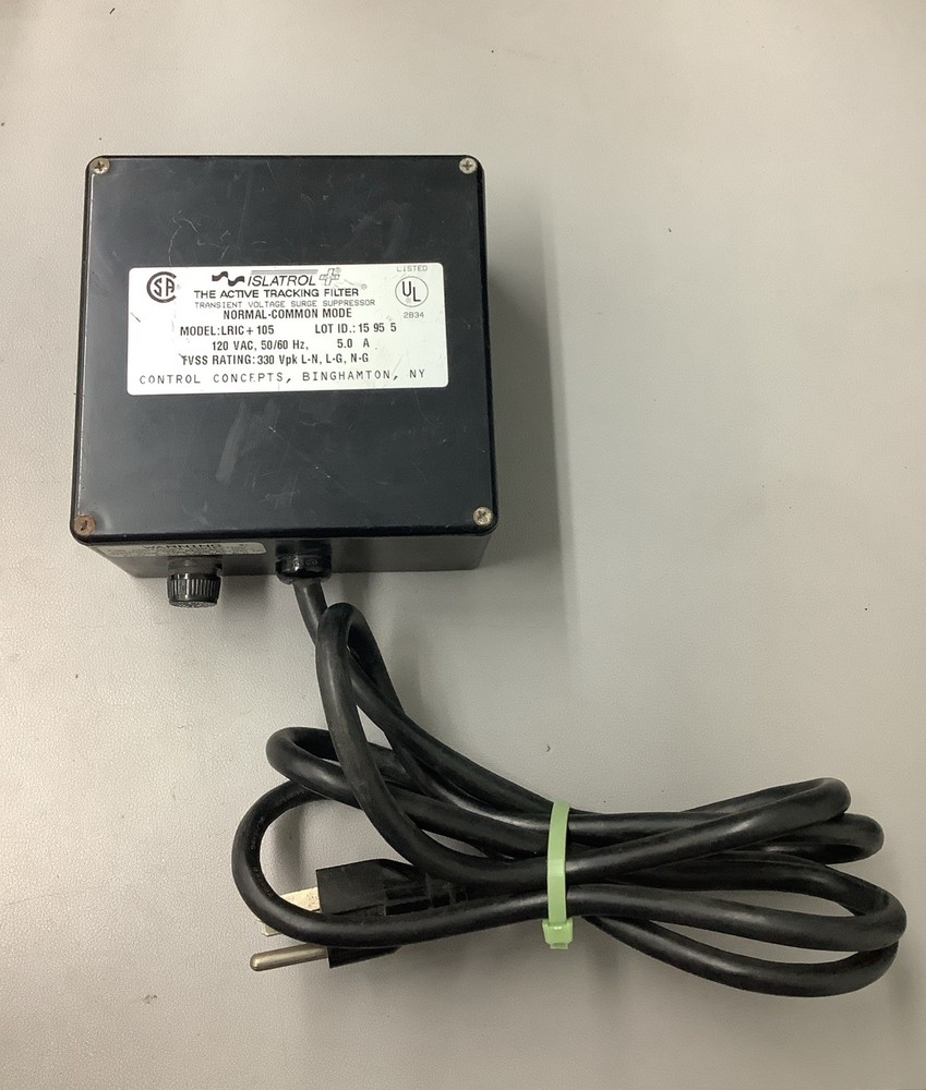 Control Concepts Islatrol LRIC+105 Voltage Surge Supressor 120VAC, 5A(b217)