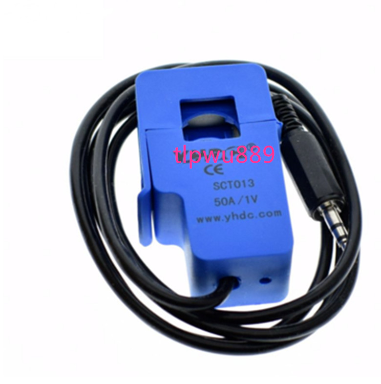 Non-invasive AC current sensor Split Core Current Transforme 50A SCT-013-050@tlp