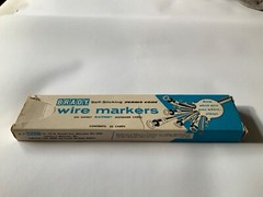 Brady Wm-93-Pk Wire Marker,Printd,Repos Self-Adhes,Pk25