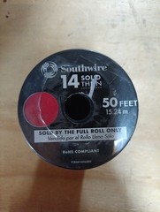 SOUTHWIRE COMPANY LL 11581641 14 Gauge Solid Red Thhn Wire, 50′