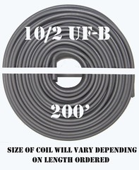 10/2 UF-B x 200′ Southwire Underground Feeder Cable