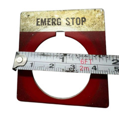 Allen-Bradley 800T-X504 Emergency Stop Legend Plate Series A **Free Shipping**