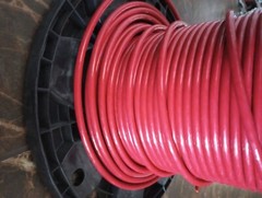 6 awg red mtw thhn thwn-2 copper wire encore superslick sold by the foot