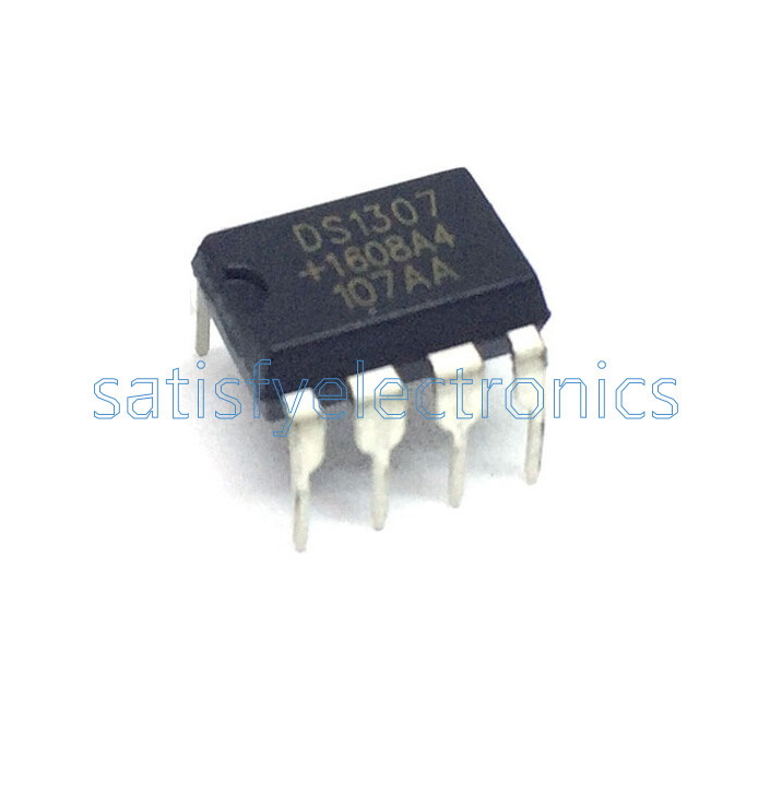 20PCS IC DS1307 DS1307N RTC SERIAL 512K I2C Real-Time Clock DIP-8 NEW
