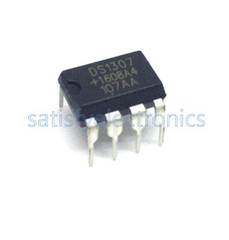 20PCS IC DS1307 DS1307N RTC SERIAL 512K I2C Real-Time Clock DIP-8 NEW