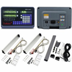 2/3 Axis DRO + Linear Scales Digital Readout full Kit for Milling Lathe ,US