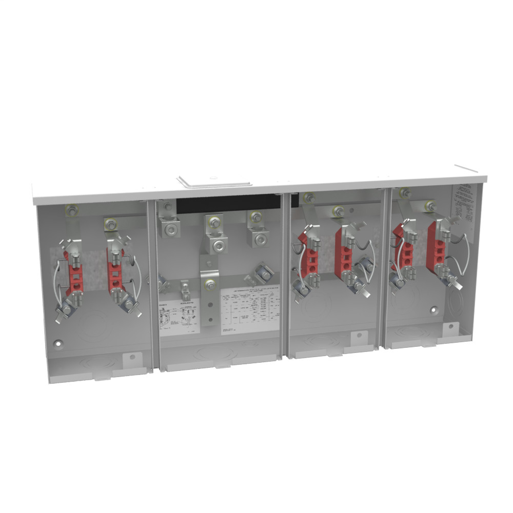 Milbank U1253-X-KK-K3-BLG 4 Terminal Ringless 3 Position Single Connector Meter