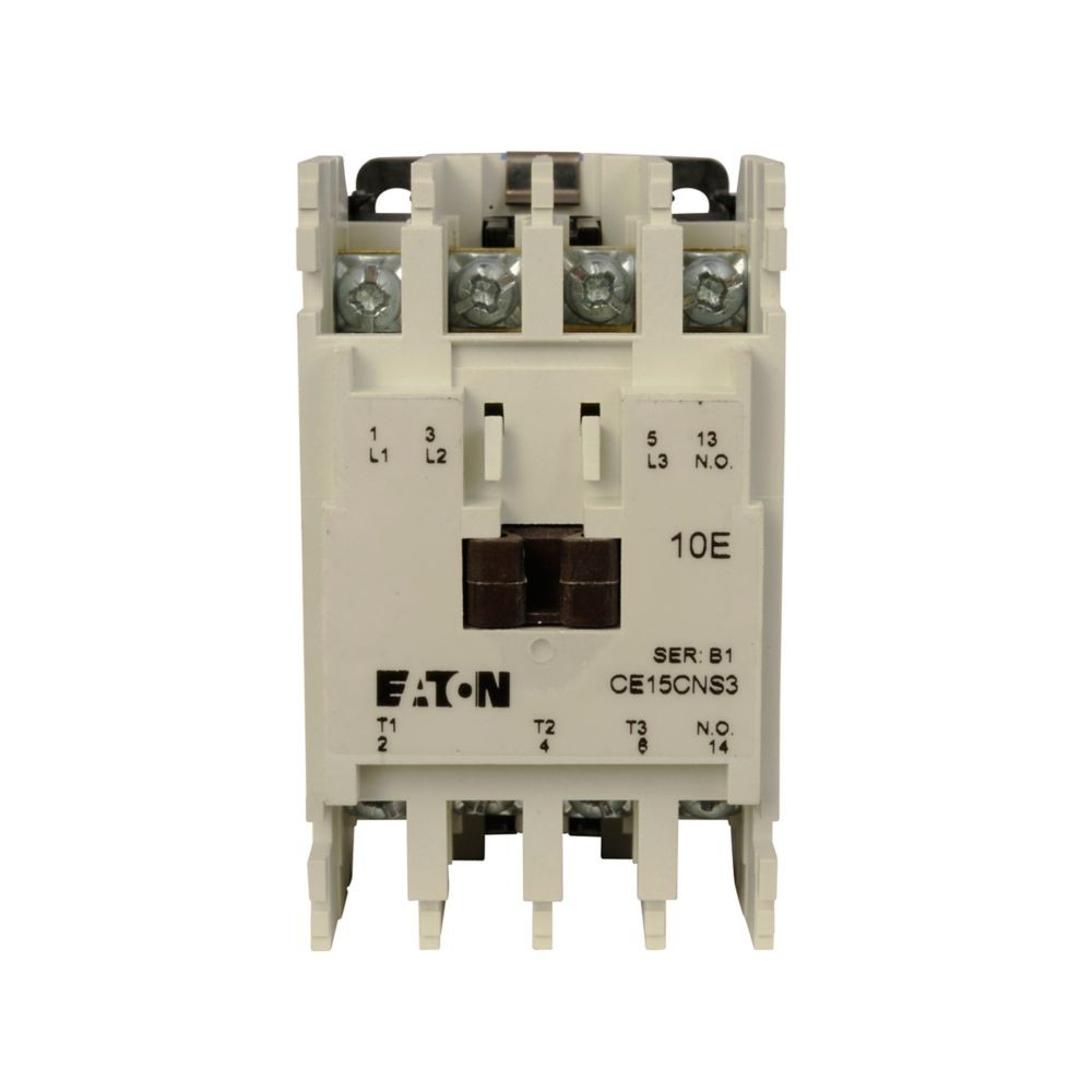 NIB – Eaton – CE15CNS3AB – Eaton Xt Iec Contactor, 12A, 110-120 Vac, 50-60 Hz