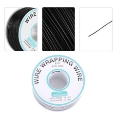 0.25mm WiRe Wrapping Single Wire Core Strand 30AWG Cable 250meter Black❀