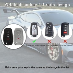 2-Pack Silicone Key Fob Cover for Ford F150 F250 F350 F450 F Color: Black+Gray