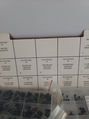 HUGE NEW 1200+ Capacitors, Resistors, etc. Electronic Components Lot