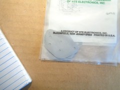 5 pcs New In Package NTE TP0001 THERMO-PAD For TO-3 TO3 Transistors, etc.