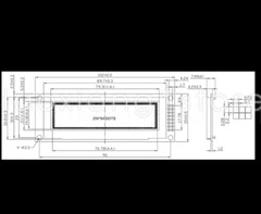 1pc NEW usb2lcd 25664 OLED HTPC monitor screen 3.12″ 1U chassis screen English