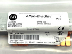 Allen Bradley 1492-A3B1 Ser. A Busbar 3-Pole, 57-Pins, 3-Phase 100A