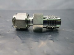 AMAT 3300-98052 Adaptor, 1/4 VCR TO 6mm Tube, 101652